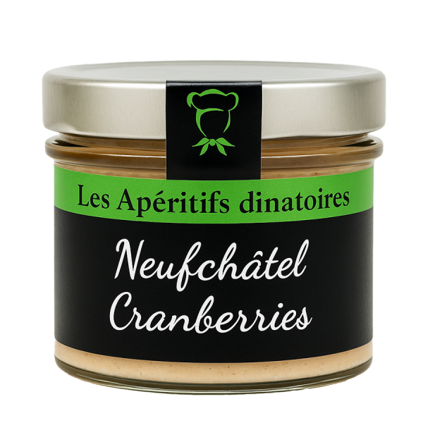 Tartinable Neufchâtel cranberries Père Roupsard 100g
