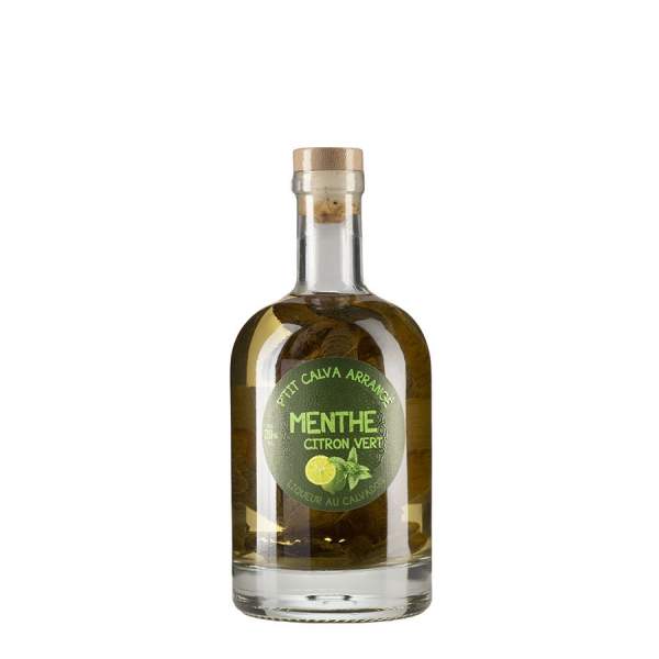 P'tit Calva arrangé Menthe et citron vert 20cl 28%
