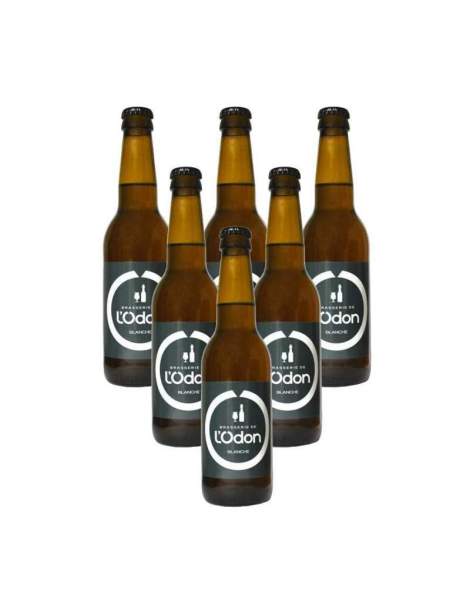 pack de 6 bières de l'Odon blanche 6.2% 33cl