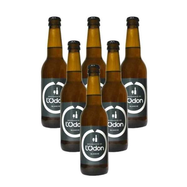 pack de 6 bières de l'Odon blanche 6.2% 33cl