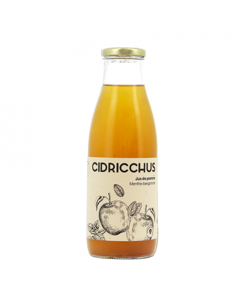 Jus de pomme menthe-bergamote Cidricchus 75cl