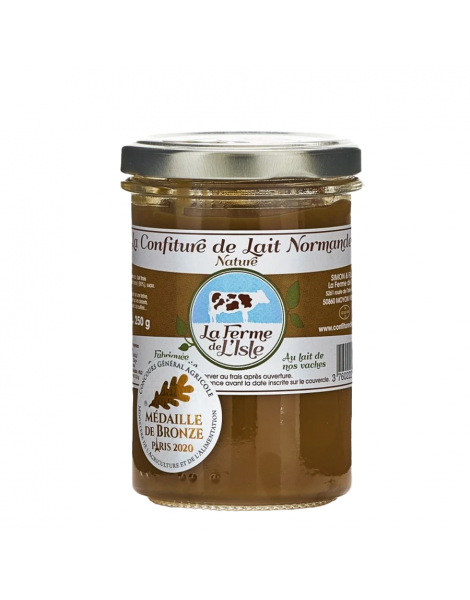 Confiture de lait nature Ferme de l'Isle 250g