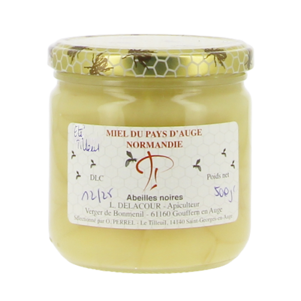 Miel d'abeilles noires Tilleul 500g Champignonnière d'Orbec