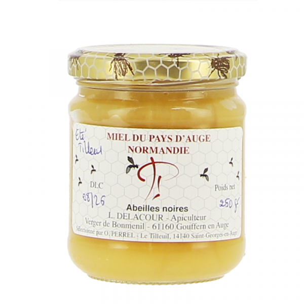 Miel d'abeilles noires Tilleul 250g Champignonnière d'Orbec