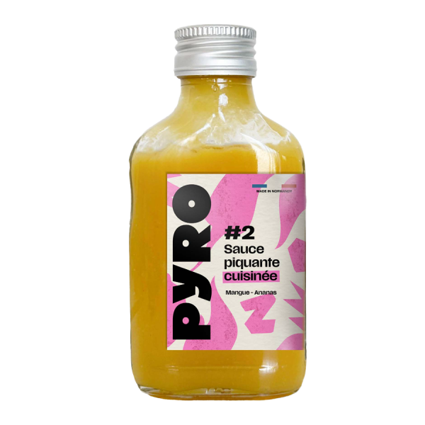 Sauce piquante Mangue Ananas 10cl Sauces Pyro