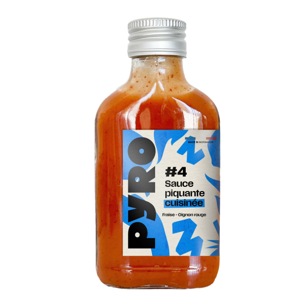 Sauce piquante Fraise Oignons rouge 10cl Sauces Pyro