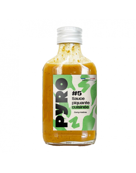 Sauce piquante Curry Madras 10cl Sauces Pyro