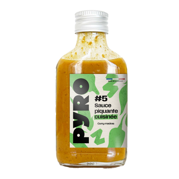 Sauce piquante Curry Madras 10cl Sauces Pyro