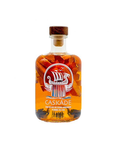 Eau-de-vie de cidre arrangée Pomme de Feu Caskáde 50cl 30%