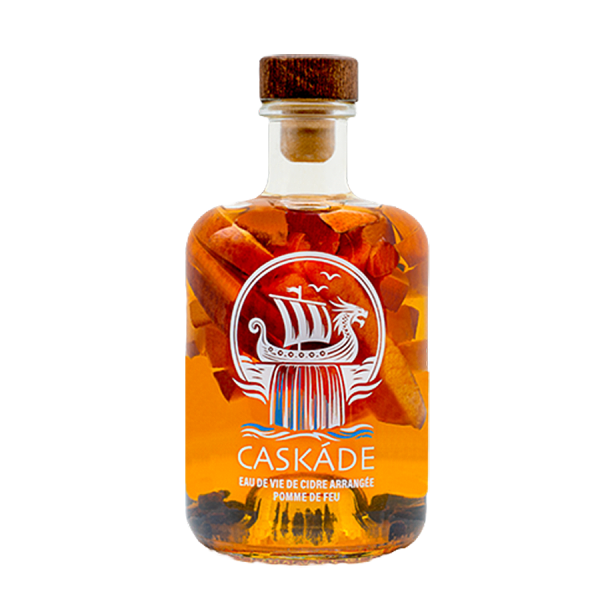 Eau-de-vie de cidre arrangée Pomme de Feu Caskáde 50cl 30%