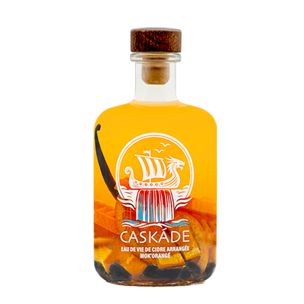 Eau-de-vie de cidre arrangée Mok'orangé Caskáde 50cl 30%