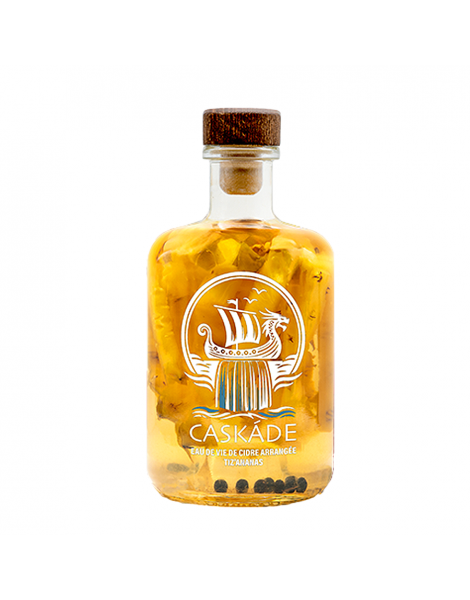 Eau-de-vie de cidre arrangée Tiz'ananas Caskáde 50cl 30%