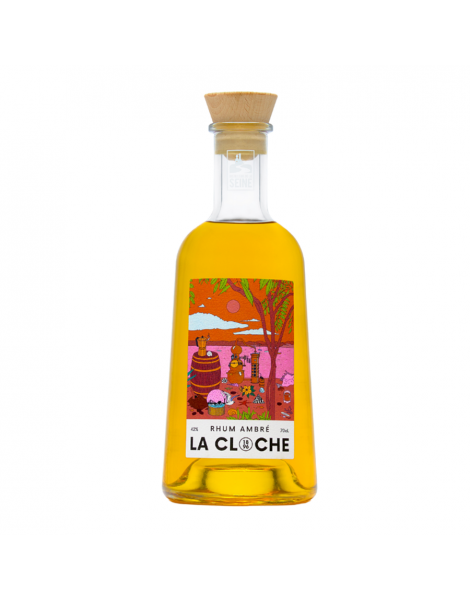Rhum ambré La Cloche Distillerie de la Seine 70cl 42%
