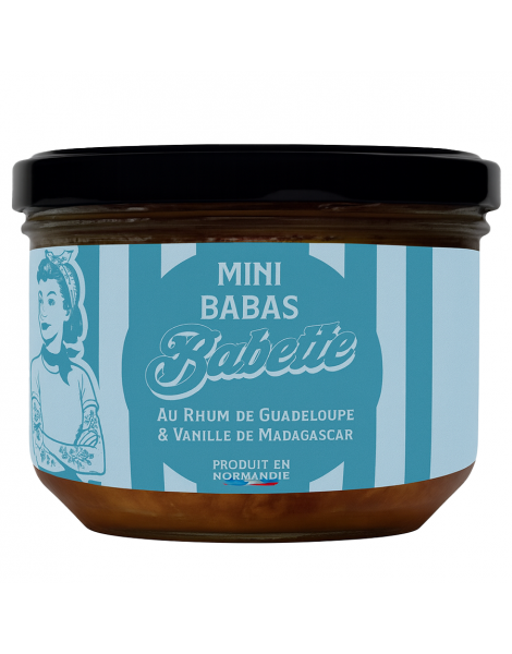 Mini Babas au Rhum et Vanille – Terres Normandes 120 ml