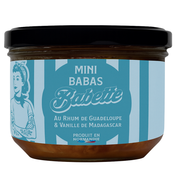 Mini Babas au Rhum et Vanille – Terres Normandes 120 ml
