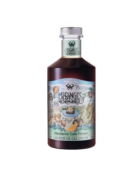 Liqueur de Calvados mandarine café piment 70cl 25%