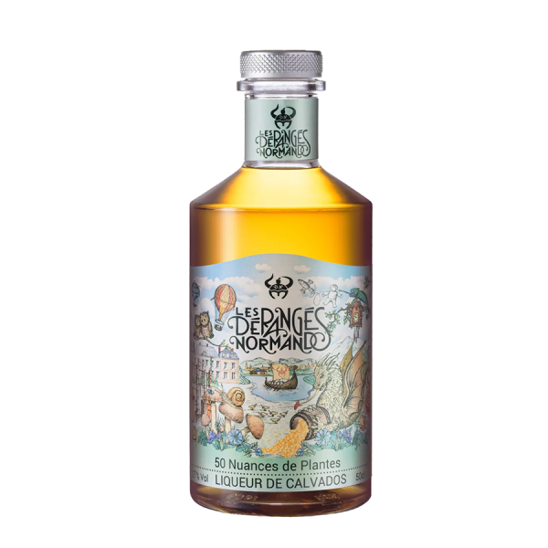 Liqueur de Calvados 50 nuances de plantes 50cl 45,7% Les dérangés normands