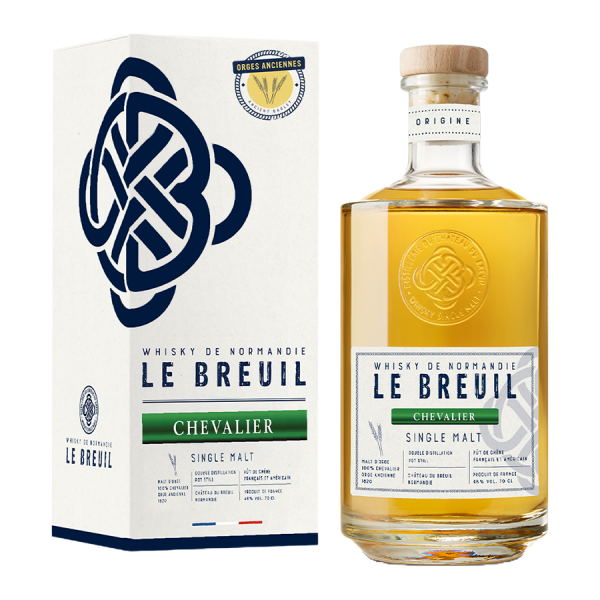 Whisky single malt Chevalier - Breuil 40% 70cl