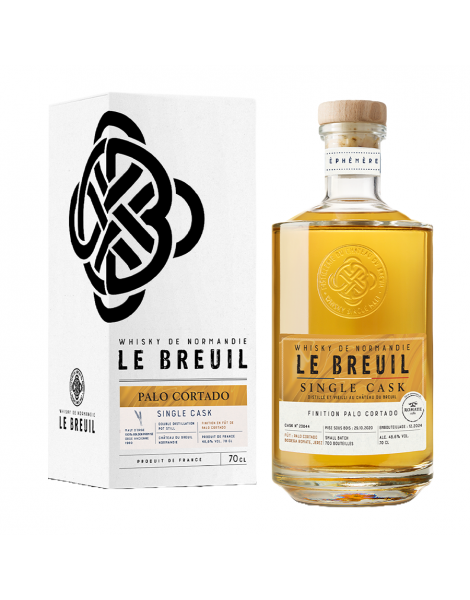 Whisky Single Cask - Palo Cortado fût n°23044 - Breuil 48,6% 70cl