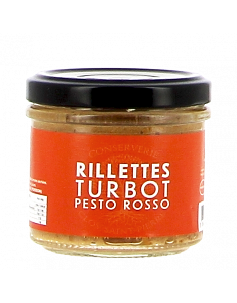 Rillettes turbot pesto rosso Le Clos Saint-Pierre 100g