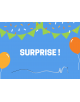 Carte imprimée Surprise