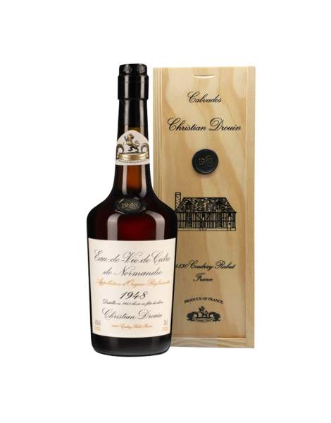 Eau de vie de cidre millésimé 1948 Drouin 70cl 42%