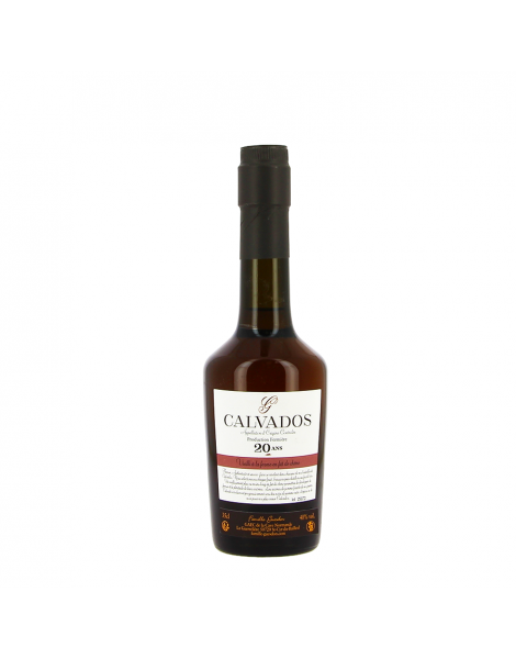 Calvados AOC Hors d'âge 20 ans Guesdon 42 % vol 35 cl