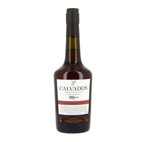 Calvados AOC Hors d'âge 20 ans Guesdon 42% vol 70cl