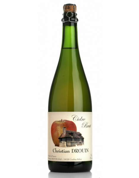 Cidre brut non pasteurisé et non filtré Drouin 75cl 5%