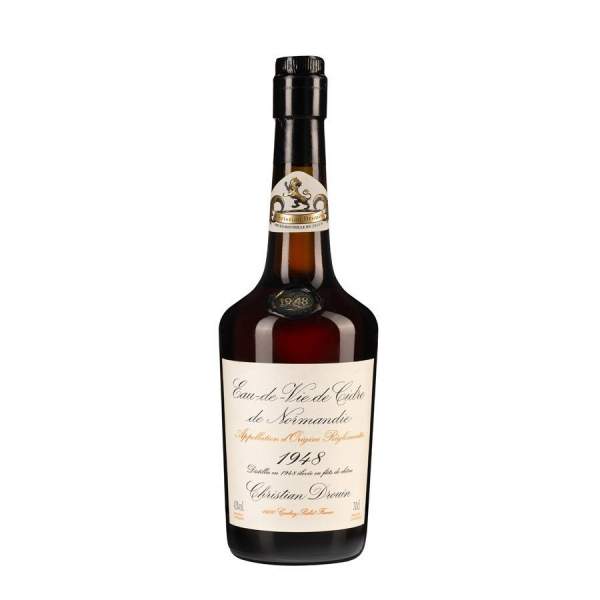 Eau-de-vie de cidre millésimé 1948 Drouin 70cl 42%