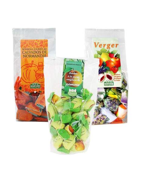 Lot découverte de sachets de bonbons Barnier 3x200g