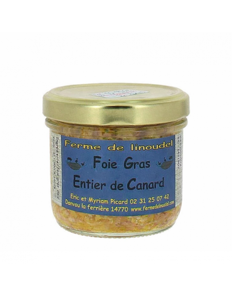 Foie gras de canard entier 90g Linoudel