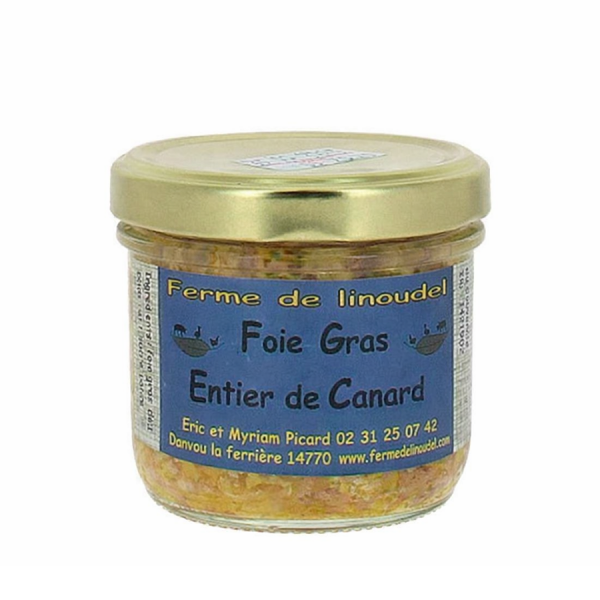 Foie gras de canard entier 90g Linoudel