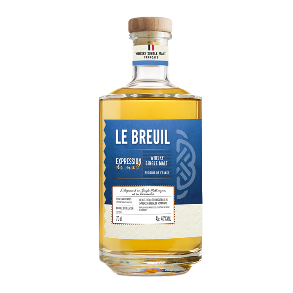 Whisky single malt Expression - Breuil 40% 70cl