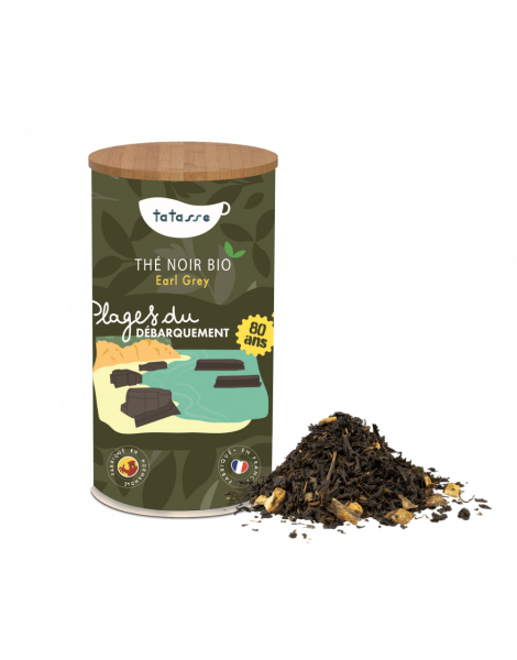 Thé noir bio Earl Grey D-Day Tatasse 100g