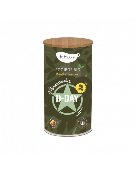 Thé Rooibos bio Menthe poivrée Normandie D-Day Tatasse 100g