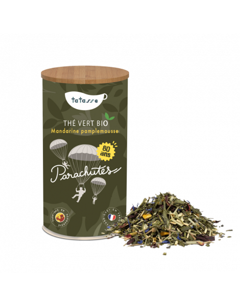 Thé vert bio orange sanguine, grenade et mandarine D-Day Tatasse 100g