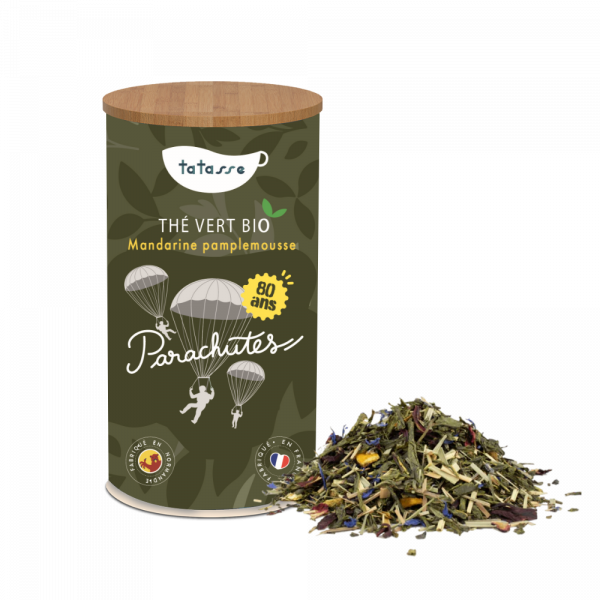 Thé vert bio orange sanguine, grenade et mandarine D-Day Tatasse 100g