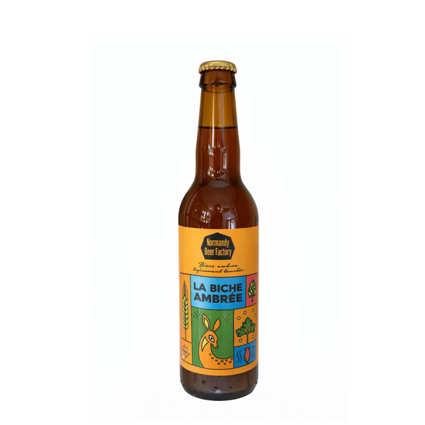Bière ambrée Biche Normandy Beer Factory 5,3% 33cl