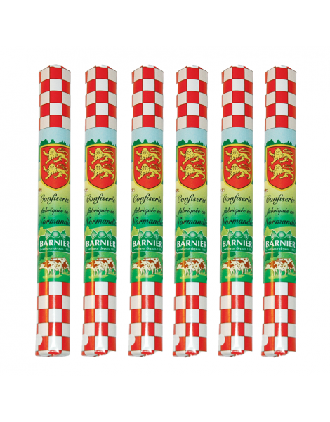 6 bâtons au sucre de pomme Barnier 60g