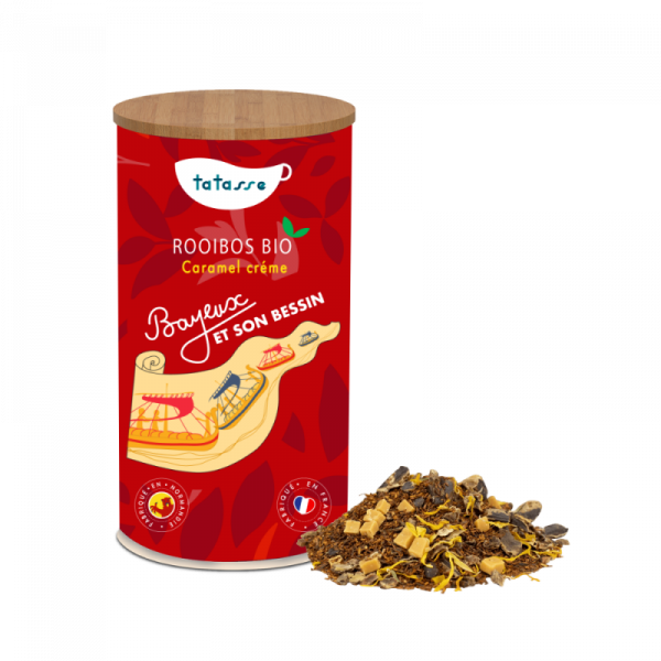 Thé Rooibos bio caramel crème Bayeux Tatasse 100g