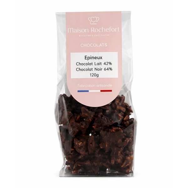 Epineux chocolat lait et noir 120g Maison Rochefort