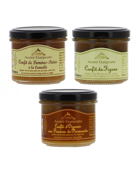 Assortiment de confits 3x120g Guépratte