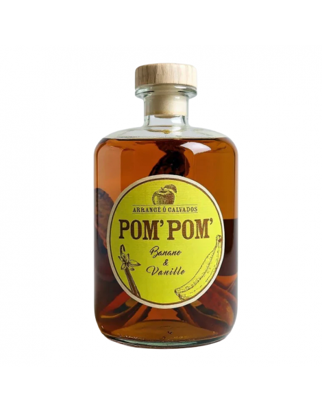 Arrangé ô Calvados banane vanille Pom'Pom'70cl 28%