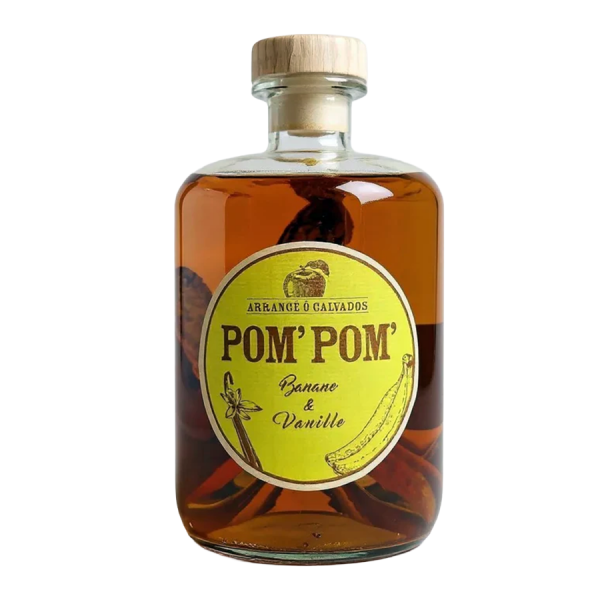 Arrangé ô Calvados banane vanille Pom'Pom'70cl 28%