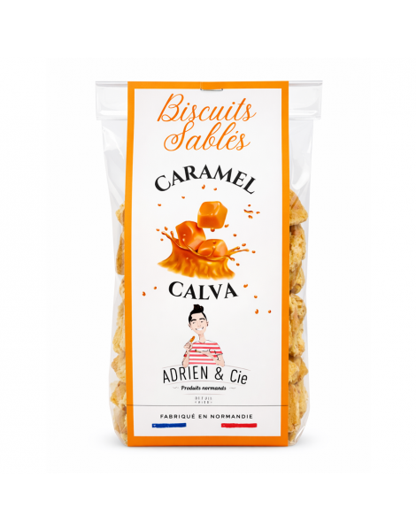 Sablés caramel calva 85g Adrien & Cie