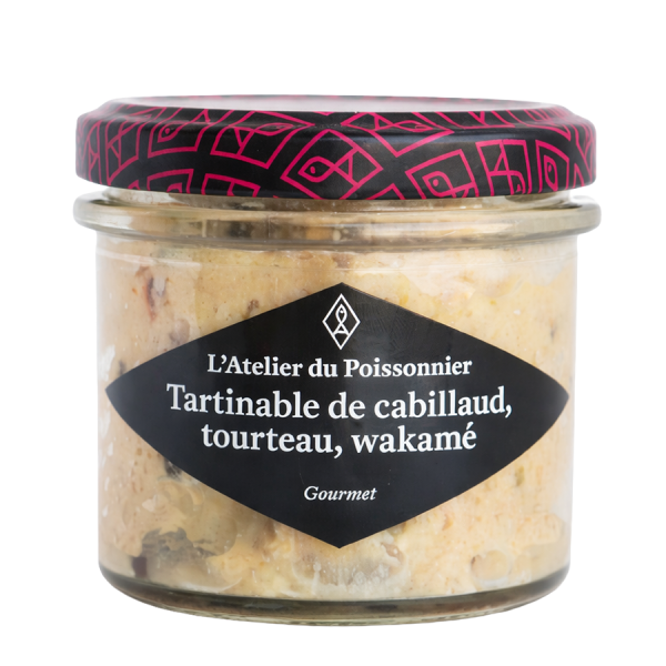 Rillettes de cabillaud, tourteau, wakamé Atelier du Poissonnier 90g