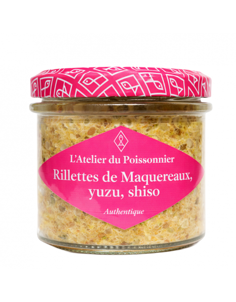 Rillettes de maquereau, yuzu, shiso 90g Atelier du Poissonnier