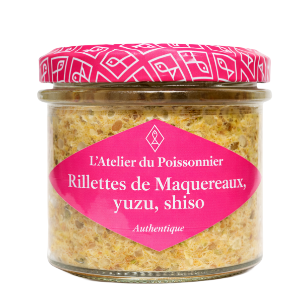Rillettes de maquereau, yuzu, shiso 90g Atelier du Poissonnier