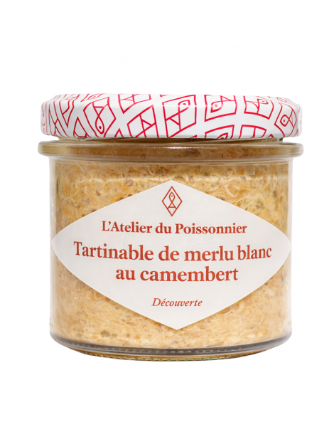 Rillettes de merlu blanc au Camembert 90g Atelier du Poissonnier